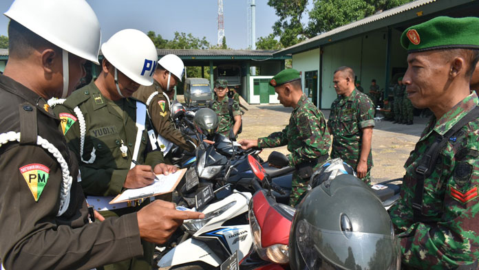 Danrem 063/SGJ Minta Prajurit TNI–PNS Jaga Keselamatan Berlalu Lintas