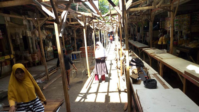 Pasar Darurat Rampung, Renovasi Pasar Pagi segera Berjalan