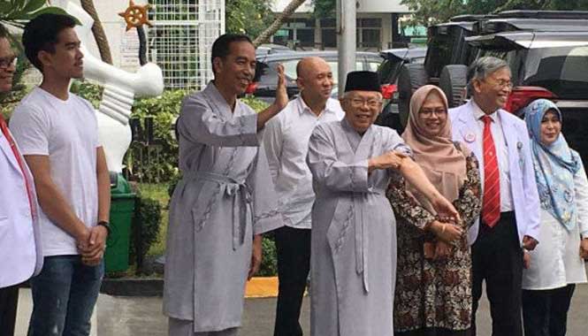 12 Jam Rangkaian Tes Kesehatan Jokowi-Kyai Ma’ruf, Putri Bungsu Ma’ruf Amin Pastikan Ayahnya Sehat