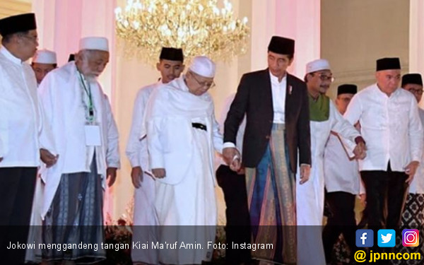 Ma’ruf Amin tiba-tiba Sambangi Istana Presiden, Bertemu Jokowi Diam-diam?