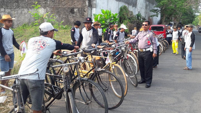 Polres Majalengka Gandeng Komunitas Sepeda, Kampanye Transportasi Sehat Merakyat