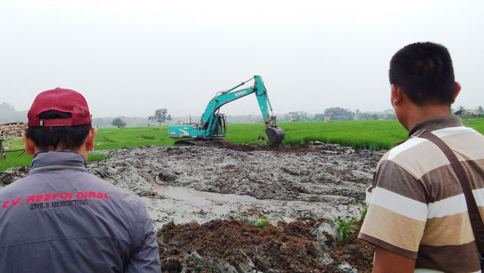 Lahan Relokasi Batu Alam Mulai Digarap Dinas Lingkungam Hidup