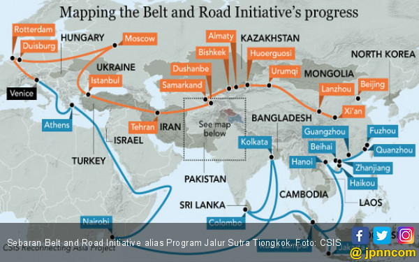 5 Tahun Jalur Sutra OBOR, 8 Negara Masuk Jebakan Tiongkok