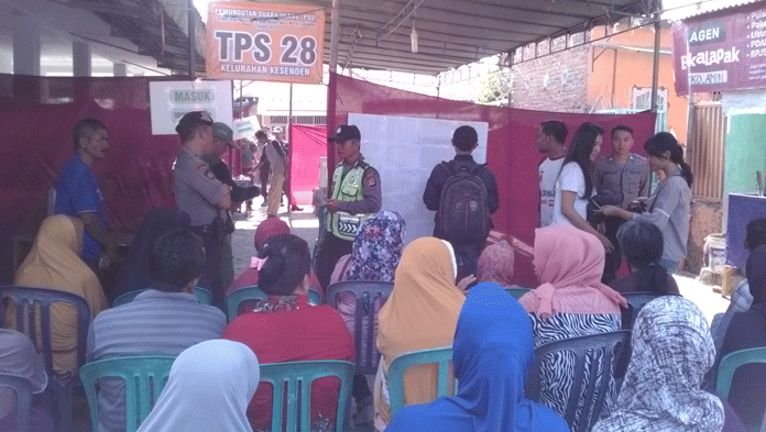 Warga Samadikun Antusias Datangi TPS