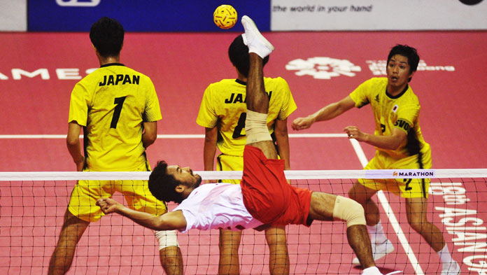 Tim Sepak Takraw Indonesia Menang Dramatis