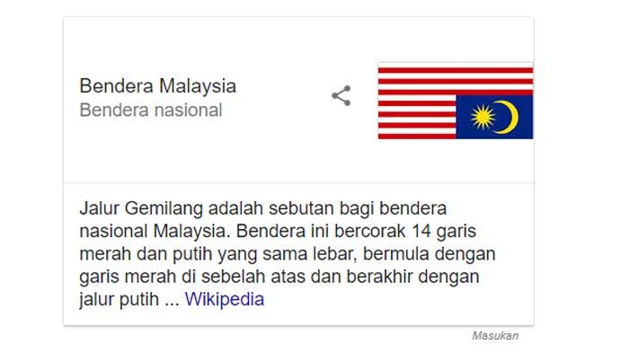 Viral di Wikipedia Bendera Malaysia Terbalik?