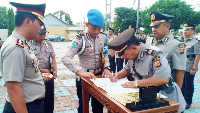 Perwira Pertama di Polres Majalengka Digeser