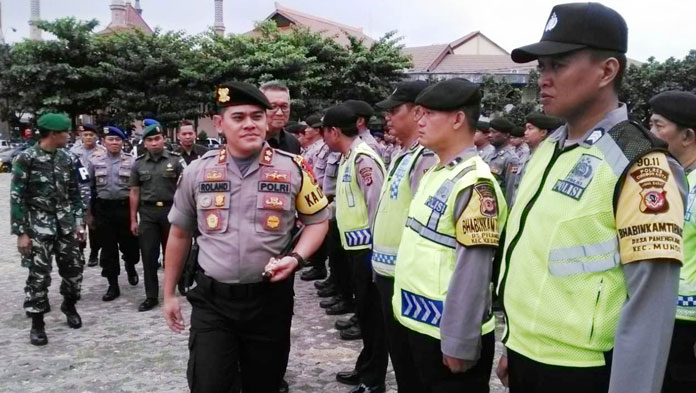 Ops Mantap Brata 2018, Polres Ciko Gelar Pasukan PAM PSU, Pileg dan Pilpres