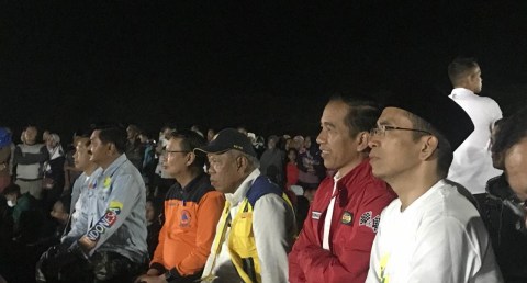 Penutupan Asian Games 2018, Jokowi Nobar Pengungsi Lombok