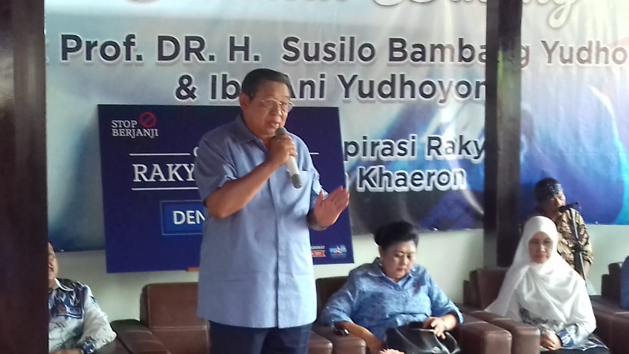 SBY Tegaskan Caleg Demokrat Dilarang Umbar Janji