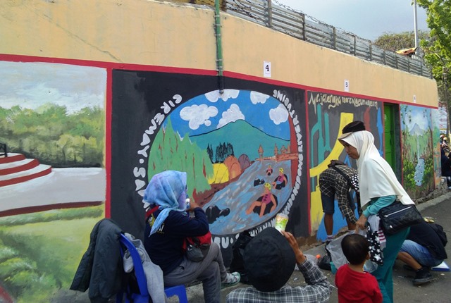 Karang Taruna Ekspresikan Nilai Estetika lewat Mural