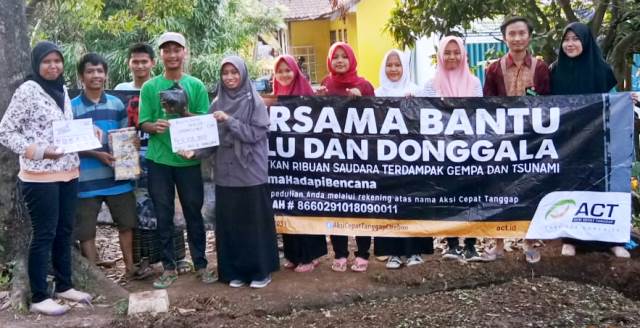 Peduli Korban Gempa dan Tsunami Palu, Paguyuban Karoya-ACT Galang Dana