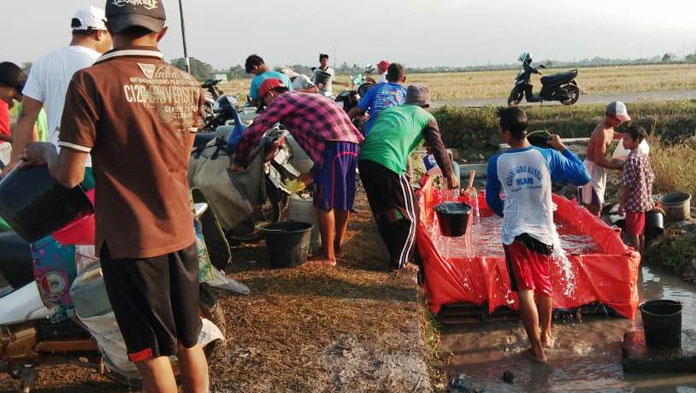 Kemarau, Warga Slangit Kesulitan Air Bersih