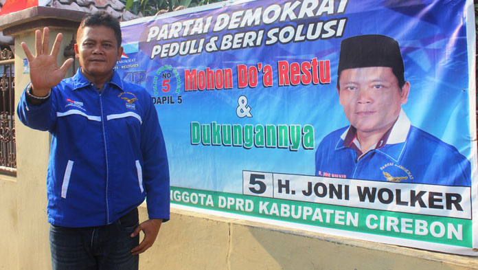 H Joni Wolker, Nama Tak Lazim Caleg DPRD Kabupaten Cirebon