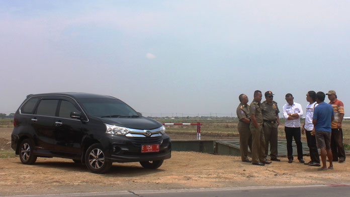 Lokasi Pembangunan Pabrik Sepatu Sepi, Satpol PP Kecele