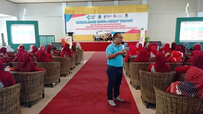 Dinkes Kabupaten Cirebon Gencarkan Sosialisasi Germas