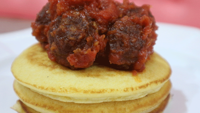 Meatball Pancakes, Kue Gurih Gugah Selera