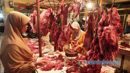 Jelang Natal-Tahun Baru, Harga Daging di Kabupaten Cirebon Mulai Naik