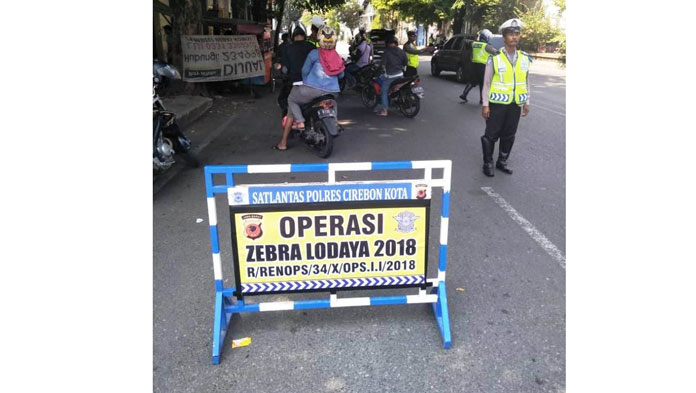 Satu Jam Gelar Operasi Zebra Lodaya 2018, 32 Pengendara Kena Tilang