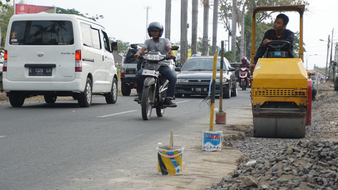 Pengaspalan Eks Galian Pipa PDAM Baru 50 Persen