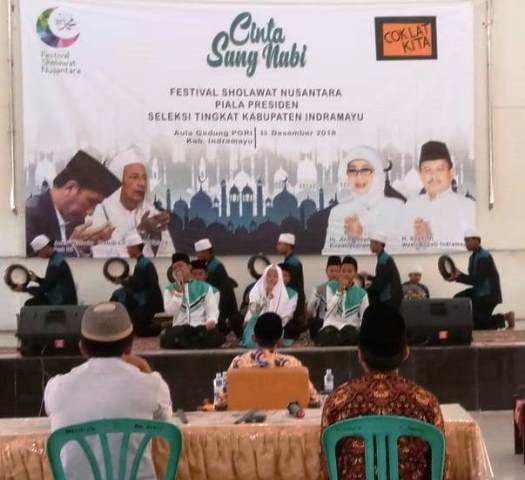 27 Grup Ikuti  Festival Salawat Nusantara Tingkat Kabupaten Indramayu