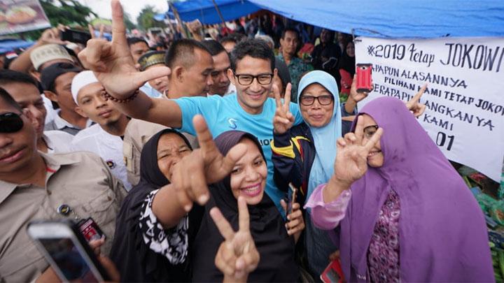 Cerita Sandiaga Blusukan Disuruh Pulang di Pasar Kota Pinang