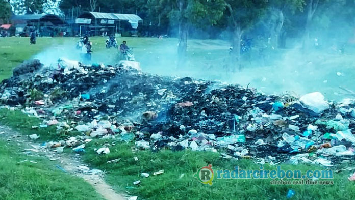 Embung di Telukagung Jadi Tempat Pembuangan Sampah