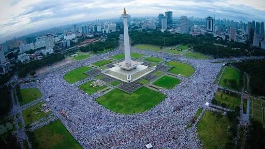 Reuni 212, Pidato Habib Rizieq Live dari Arab Saudi