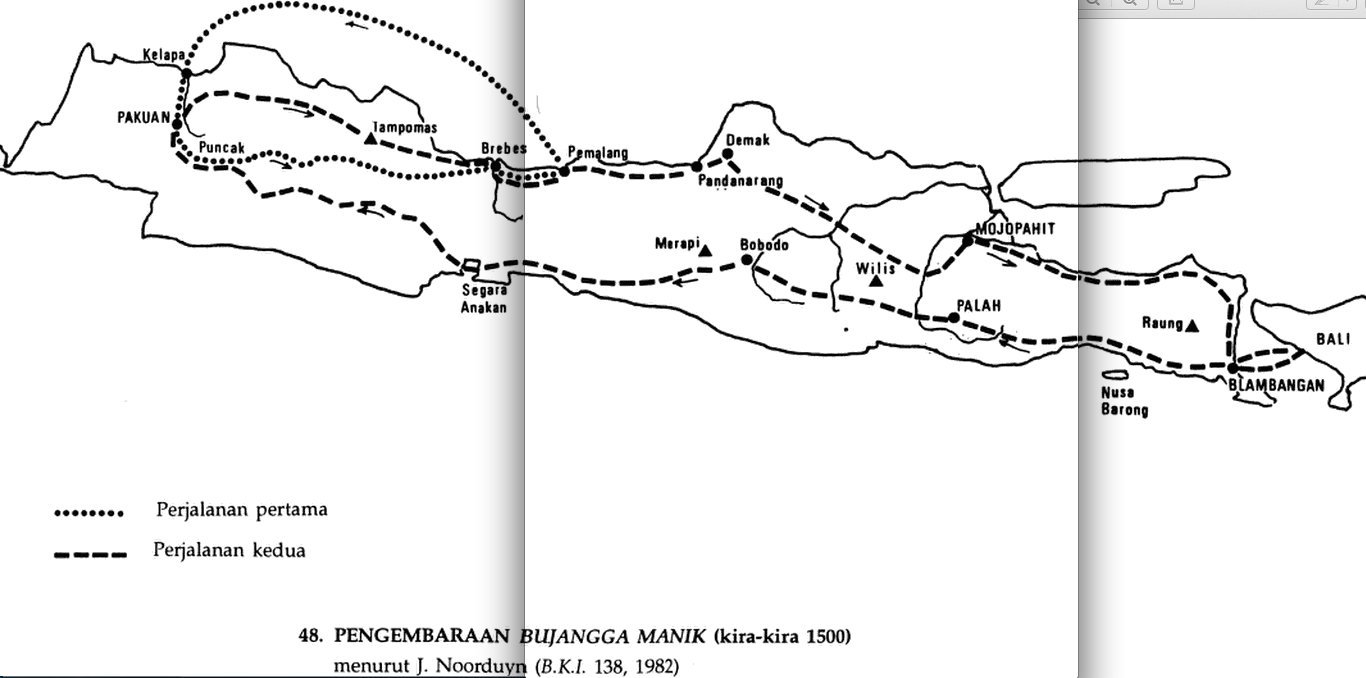 Kisah Perjalanan Bangsawan Pajajaran Bujangga Manik Menyusuri Tanah Jawa