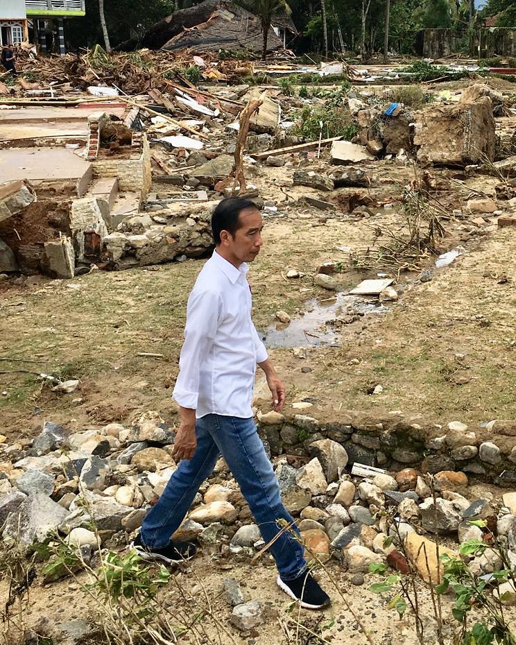 Lokasi Terdampak Tsunami Selat Sunda Cuaca Buruk,  BMKG Ingatkan Tim Evakuasi Waspada