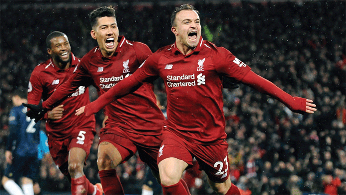 Liverpool Bungkam MU dengan Skor 3-1, Geser City