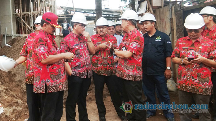 RSUD Waled Pasrah, H-10 Proyek Pembangunan Gedung Rawat Inap Kelas Tiga Baru Capai 55 Persen