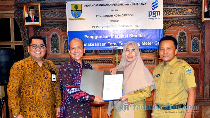 Peneraan Meter Gas, PGN-Pemkot Cirebon Jalin Kerja Sama