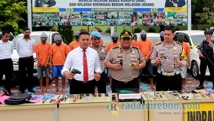 Wow, Polisi Bekuk 9 Kawanan Pencuri Mobil Lintas Provinsi