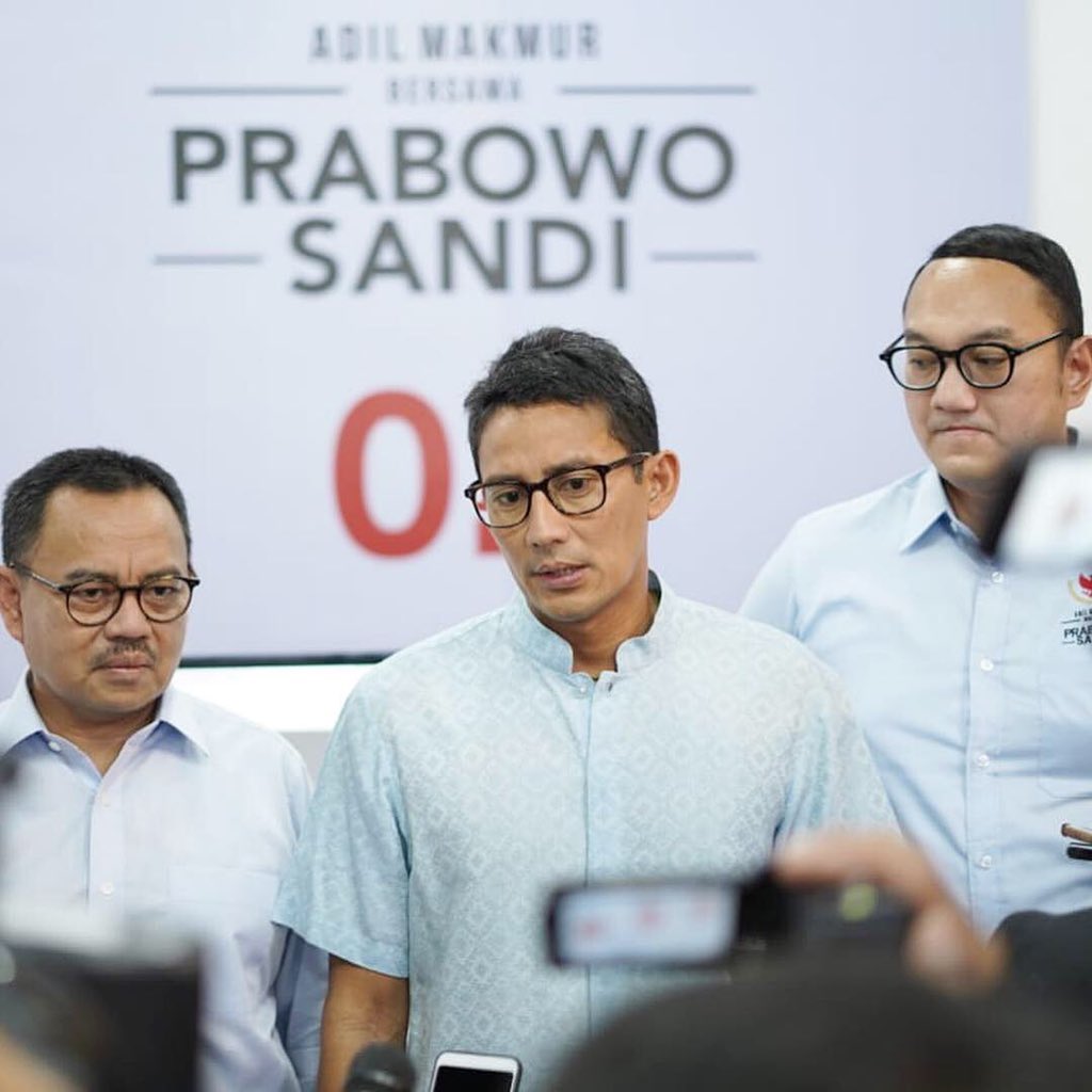 Terkejut Alasan Kyai Ma’ruf Dampingi Jokowi, Sandiaga: Prabowo Selalu Diserang Isu Penculikan dan HAM Se