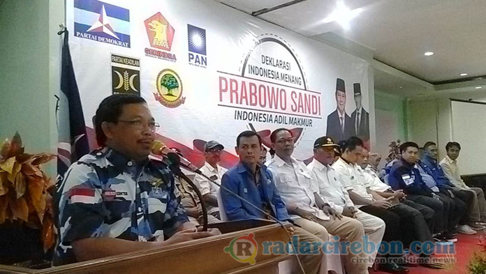 Azis “Membelot”, Kader Partai Demokrat Kota Cirebon Solid Dukung Prabowo-Sandi