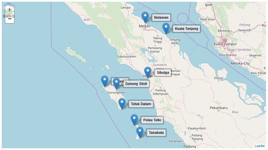 Isu Tsunami di Tapanuli Tengah 10 Januari 2019