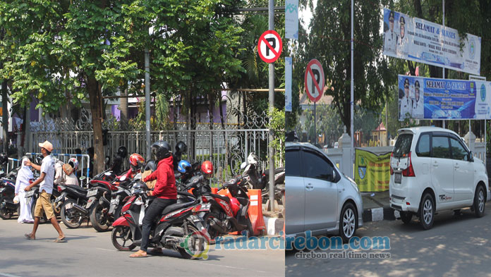 KTL Kok Begini? Rambu Larangan Parkir Dilanggar, Dishub Harus segera Menindak