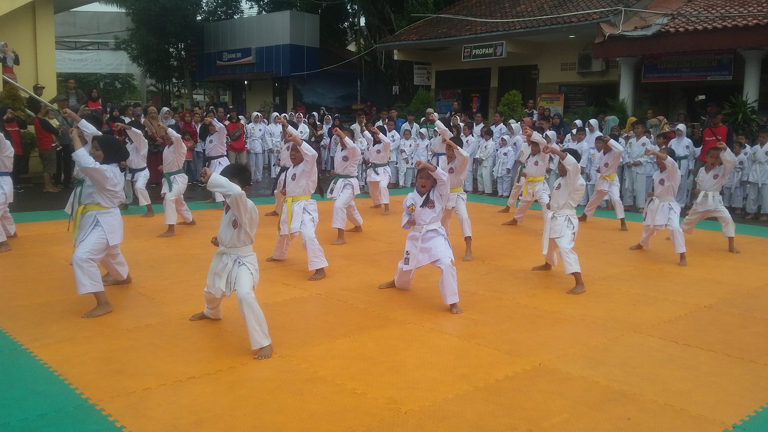 Ratusan Karateka Ikut Ujian Kenaikan Tingkat