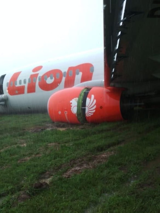 Pesawat Lion Air JT-714 Tergelincir di Pontianak, Kemenhub: Over Run Satu Meter dari Ujung Runway