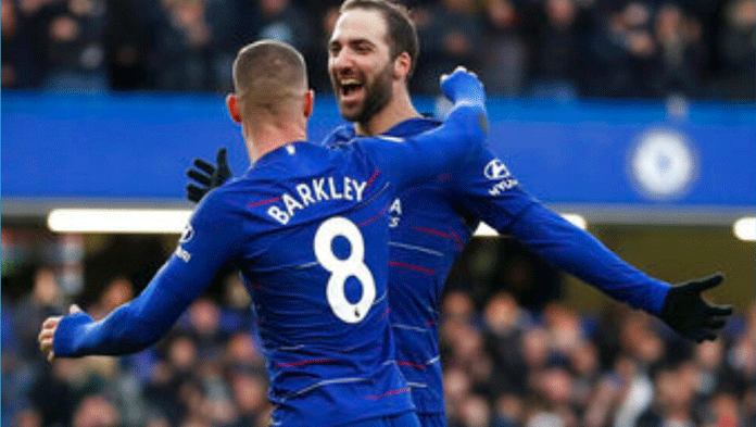 Higuain Beri Bukti, Chelsea Menang Telak 5-0 atas Huddersfield