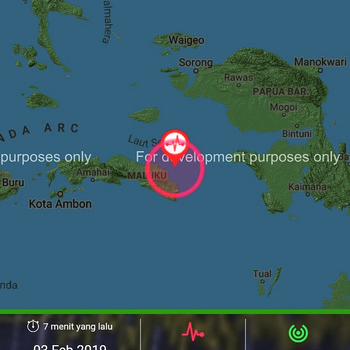 Gempa Bumi 5,7 SR Bikin Panik Warga Seram Maluku