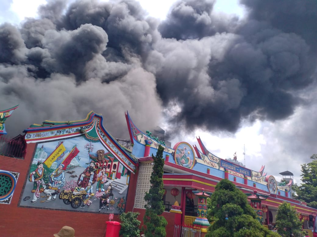 Vihara Samudra Bhakti Bandung Kebakaran Saat Umat Beribadah