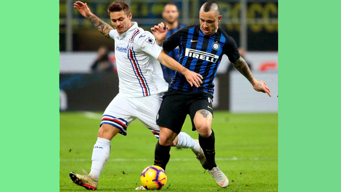 Kalahkan Sampdoria 2-1, Inter Milan Kokoh di Posisi Tiga