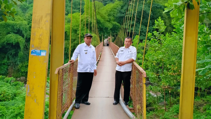 Jembatan Cikeruh Dibangun Permanen