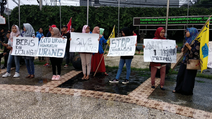 Tolak Kriminalisasi Ujang, Mahasiswa Nilai Perhutani Putarbalikkan Fakta