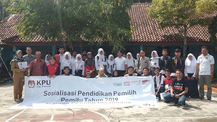 KPU Sosialisasi Pemilu di SLB Taruna Mandiri