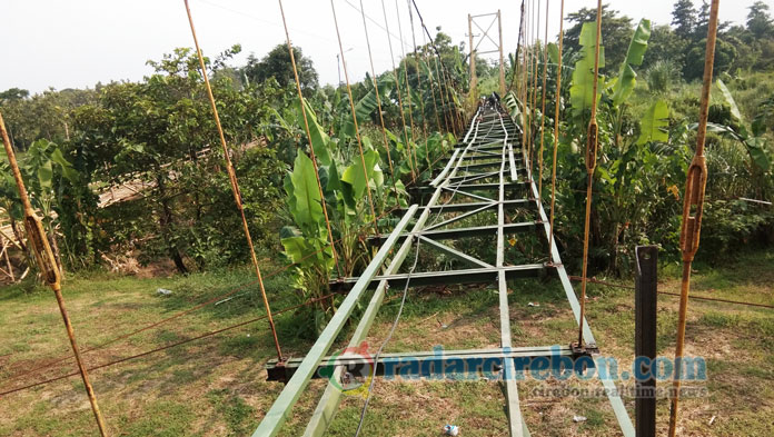 Perbaikan Jembatan Gantung Ciledug Wetan Tak Tergantung APBD, Bisa Gandeng Swasta