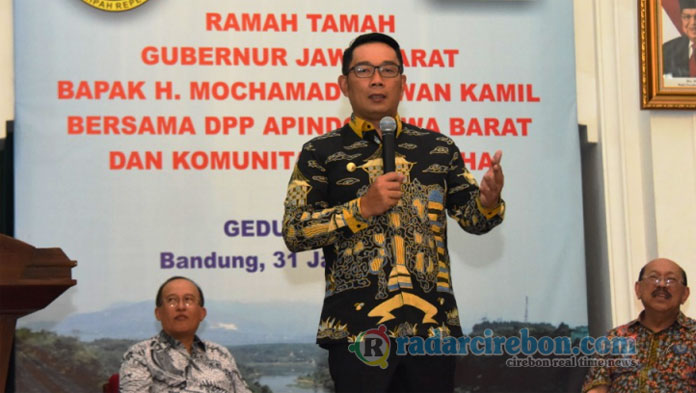 Ridwan Kamil Tawarkan Investasi Murah, Ajak Pengusaha Hijrah ke Jabar