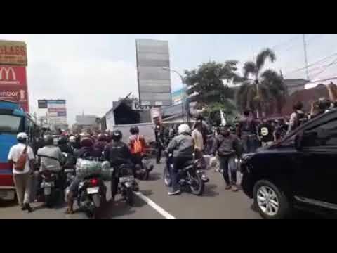 Video: Acara Prabowo di Yogyakarta Sempat Ricuh, Polisi Lepas Tembakan